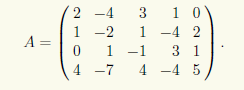 Вычисление ранга матрицы