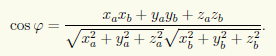Скалярное произведение и длины векторов через их координаты в ортонормированном базисе